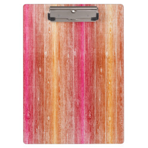 colorful wood wall clipboard