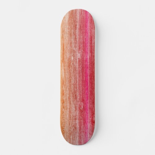 colorful wood wall skateboard deck