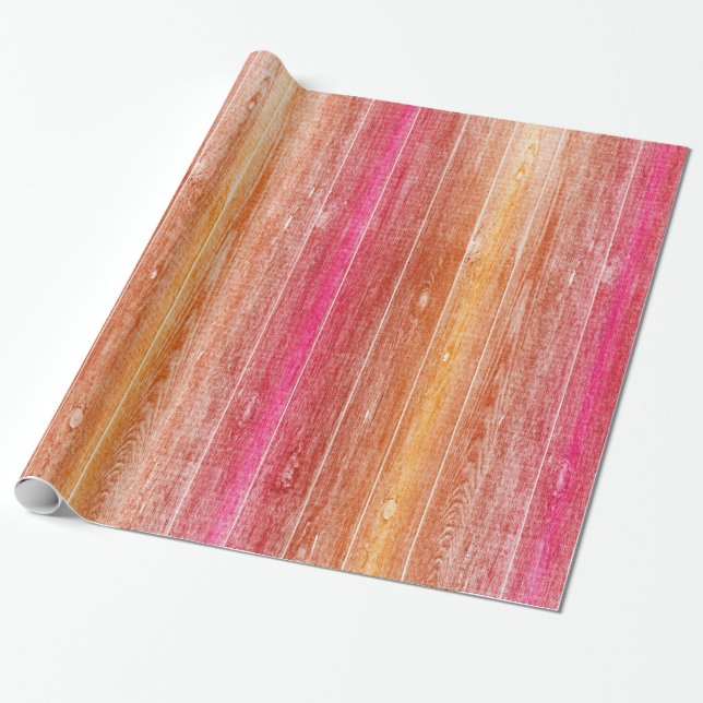colorful wood wall wrapping paper (Unrolled)