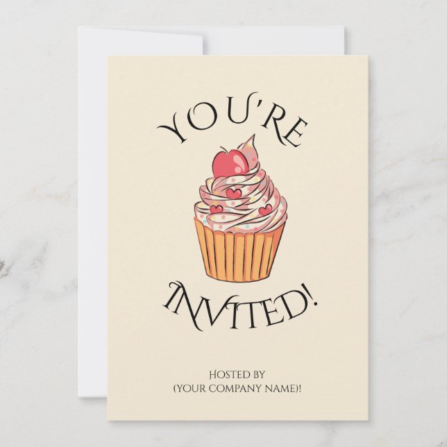 Colorful Work Milestone Celebration Invitation (Front)