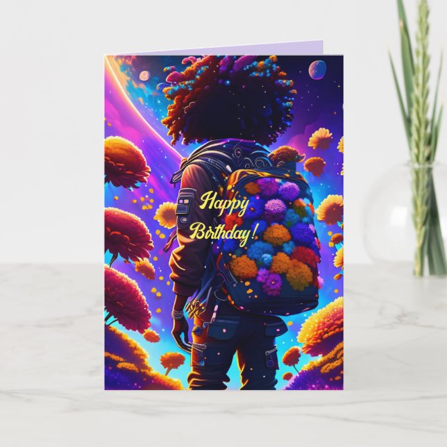 COLORFUL WORLD BIRTHDAY CARD (Front)