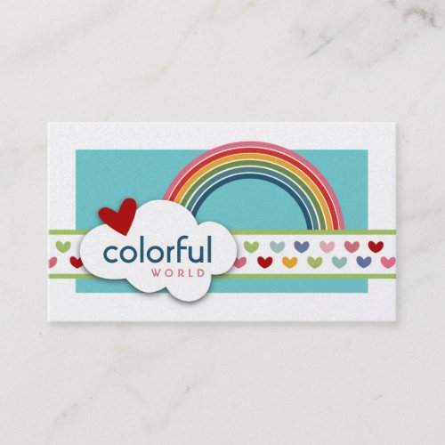 Colorful World Business Cards