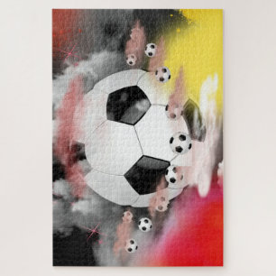 Colorful World Football Jigsaw Puzzle