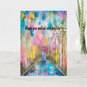 COLORFUL WORLD LOVE/ANNIVERSARY CARD