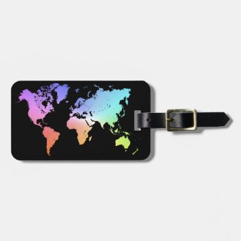 Colorful World Luggage Tag by Impactzone at Zazzle