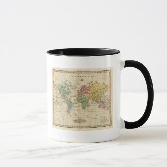 Colorful World Map Mug (Right)