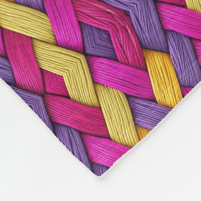 Colorful Woven Pattern Blanket (Corner)