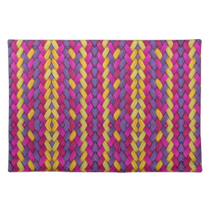 Colorful Woven Pattern Blanket Cloth Placemat