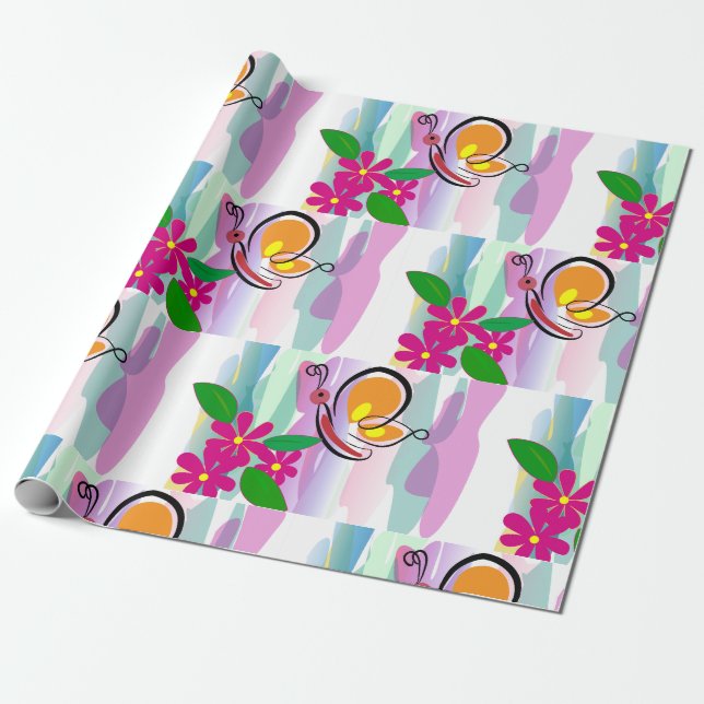 colorful  wrapping paper (Unrolled)