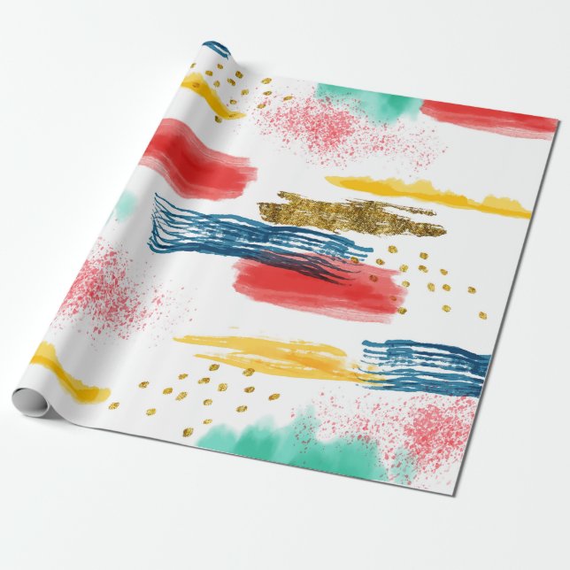 Colorful Wrapping Paper (Unrolled)