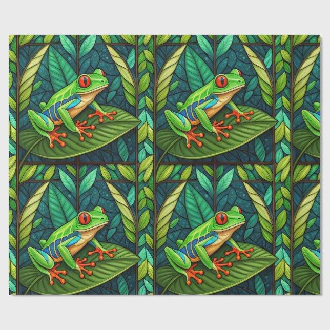 Colorful wrapping paper with a pattern  (Flat)