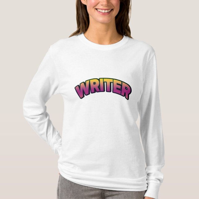 Colorful Writer T-Shirt (Front)