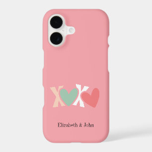 Colorful "XOXO" Valentine's Day   iPhone 17 Case