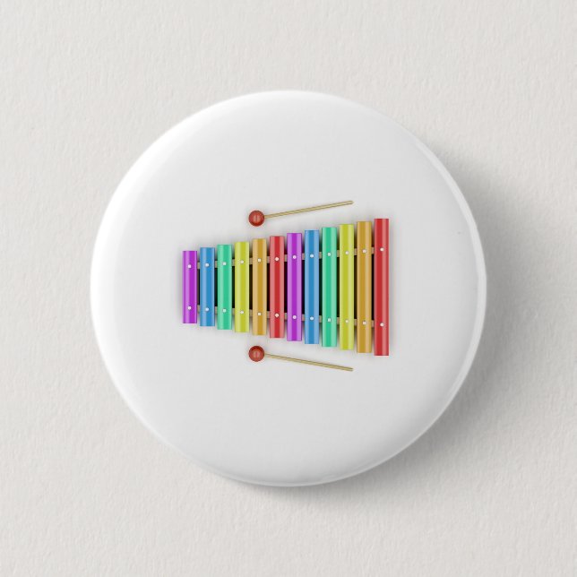 Colorful xylophone with mallets button (Front)