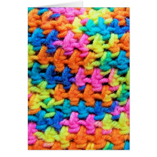 Colorful Yarn Cards (Front)