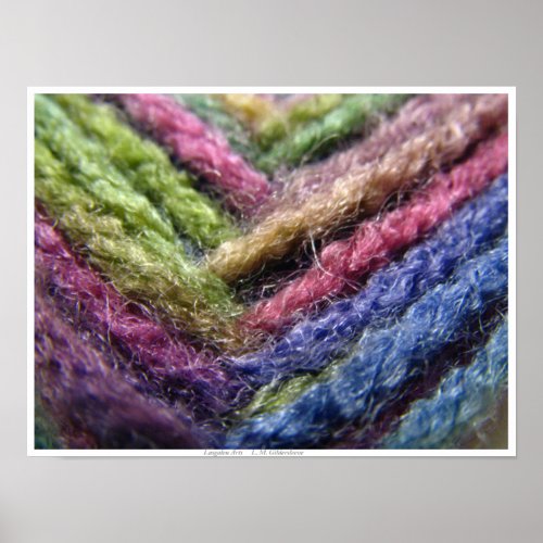 Colorful Yarn Poster