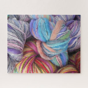 Colorful Yarn Skeins for Knitting, Crochet    Jigsaw Puzzle