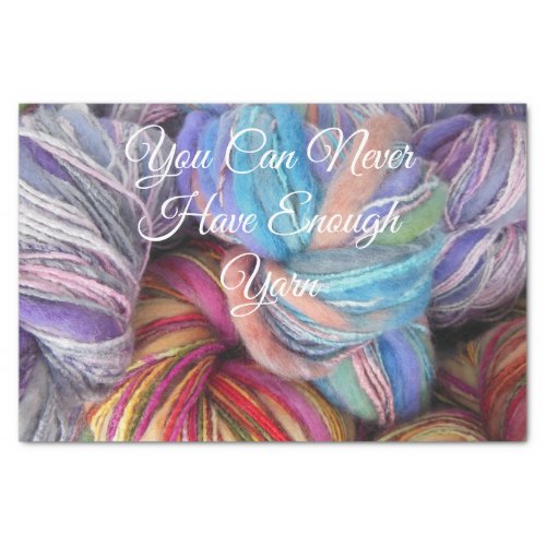 Colorful Yarn Skeins for Knitting Crochet  Tissue Paper