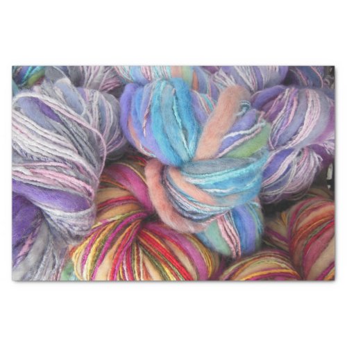 Colorful Yarn Skeins for Knitting Crochet   Tissue Paper