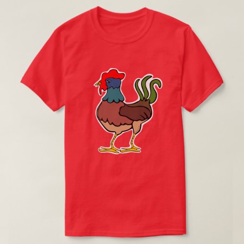 Colorful Year of the Rooster Shirt