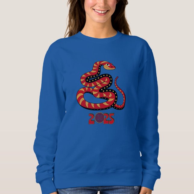 Colorful Year of the Snake Sweatshirt (Front)