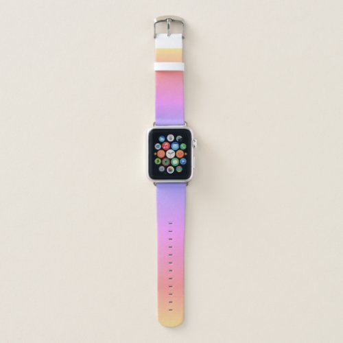 Colorful Yellow Pink Purple Ombr 4Molly Apple Watch Band