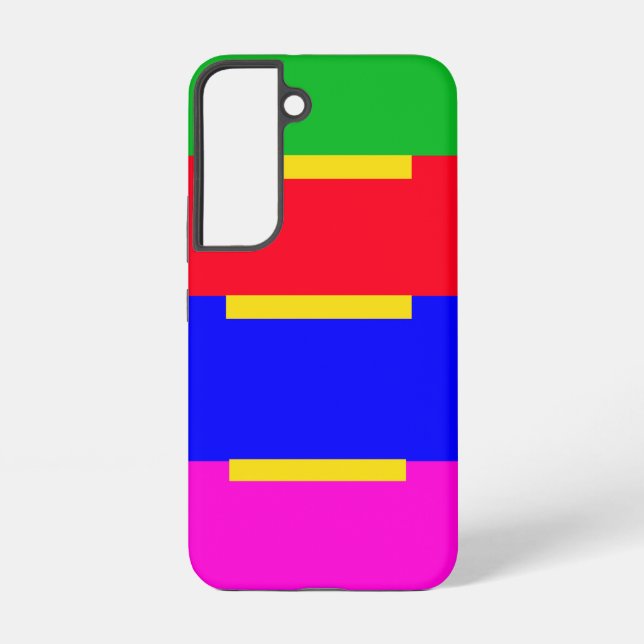 Colorful yellow steps S22 Samsung Galaxy Case (Back)
