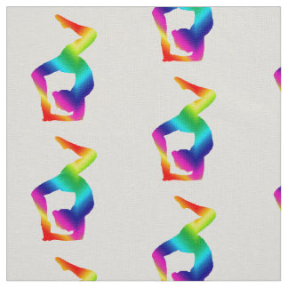 Colorful Yoga Art Fabric