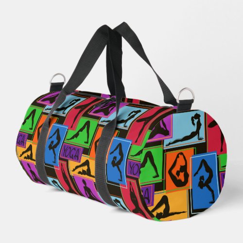 Colorful Yoga  Duffle Bag