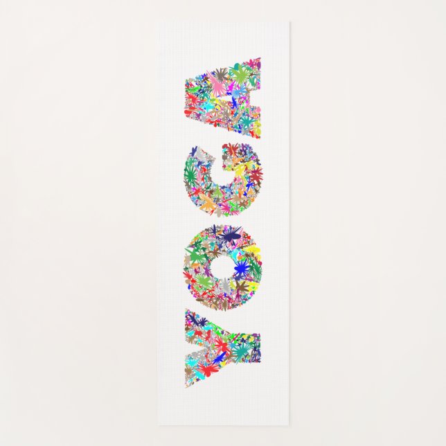 Colorful Yoga -  Mat (Front)