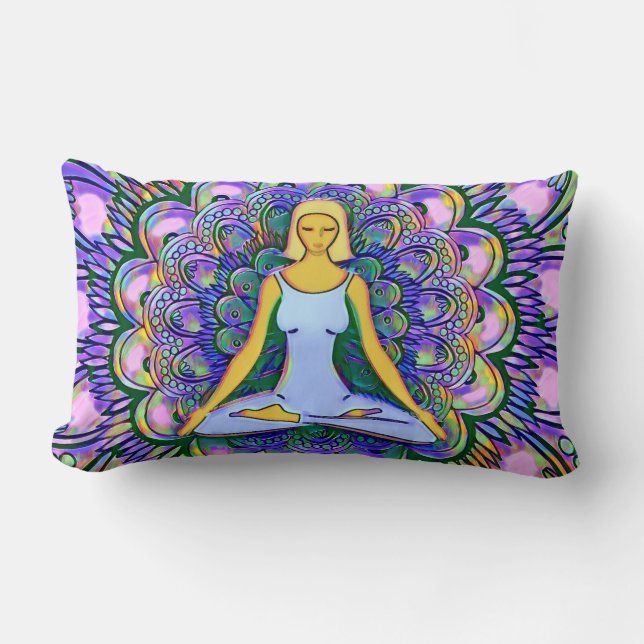 Colorful Yoga Pillow (Front)