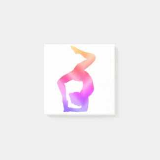 Colorful Yoga  Position Chakras Art