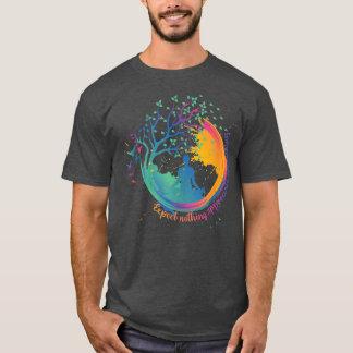 Colorful Yoga Zen Epect Nothing Appreciate Everyth T-Shirt
