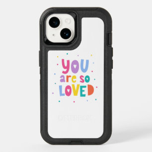 Colorful You Are So Loved OtterBox iPhone 14 Case