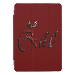 Colorful Zac Name Logo, iPad Pro Cover