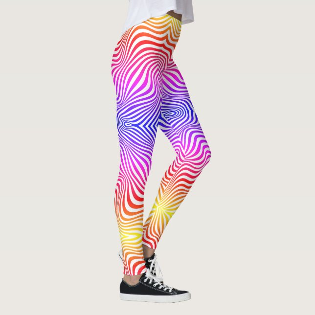 Colorful zebra print  leggings (Right)
