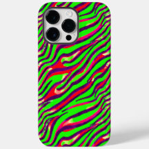 Colorful Zebra Print Stripe Abstract Pattern