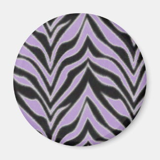 Colorful zebra stripes magnet