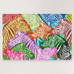 colorful zebras puzzle