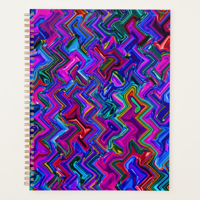 Colorful Zigzag #1 -  Planner (Front)