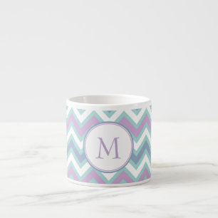 Colorful Zigzag Chevron Espresso Cup