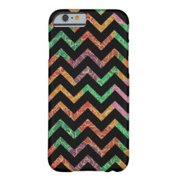 Colorful Zigzag Chevron Pattern Barely There iPhone 6 Case