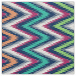 Colorful Zigzag Chevron Pattern Fabric