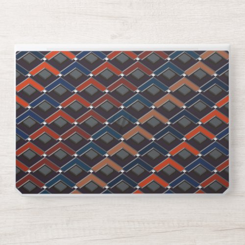 Colorful zigzag Karo_steps Case HP Laptop Skin