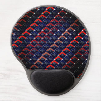 Colorful zigzag Karo-steps Gel Mouse Pad