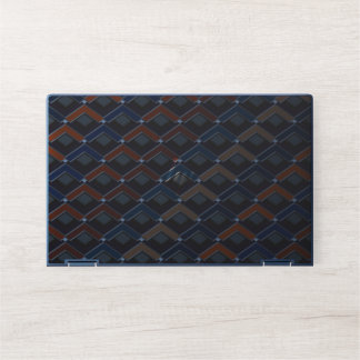 Colorful zigzag Karo-steps HP Laptop Skin