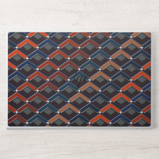 Colorful zigzag Karo-steps HP Laptop Skin
