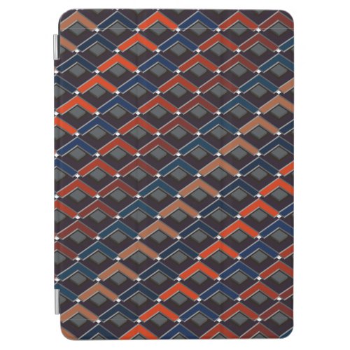 Colorful zigzag Karo_steps iPad Air Cover