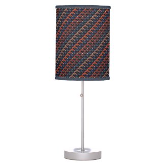 Colorful zigzag Karo-steps Table Lamp