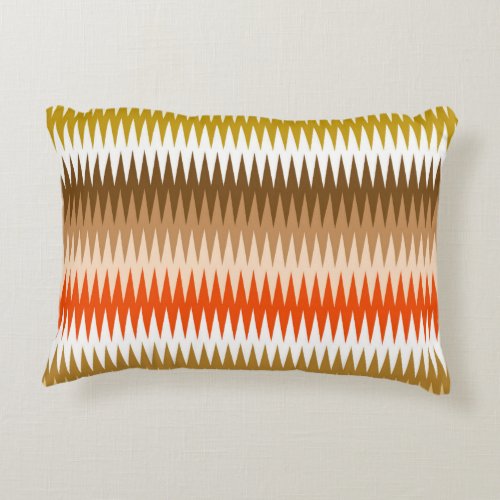COLORFUL Zigzag Multicolor Pattern   Accent Pillow